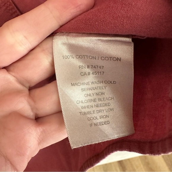 RedHead Men's Casual Button Down Shirt - Red - Picture 6 of 9